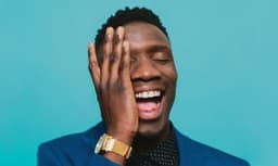 Excited person